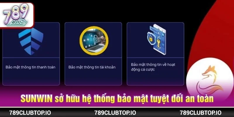 SUNWIN sở hữu hệ thống bảo mật vận hành tuyệt đối an toàn