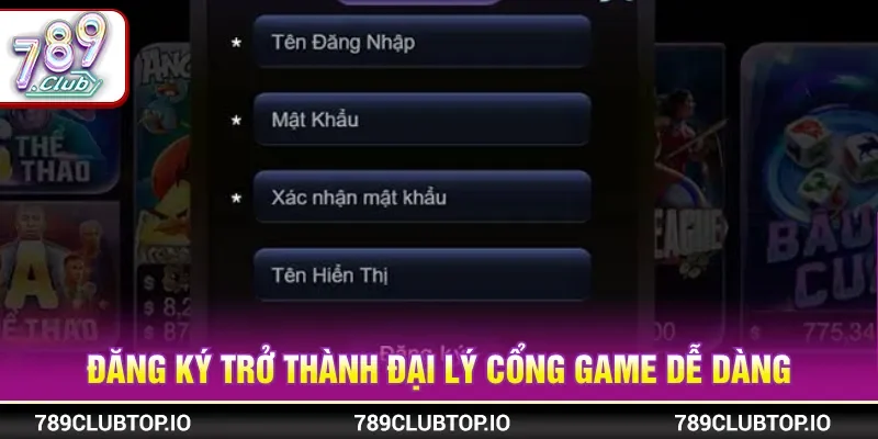 Vào đúng đường liên kết để đăng ký hợp tác cổng game